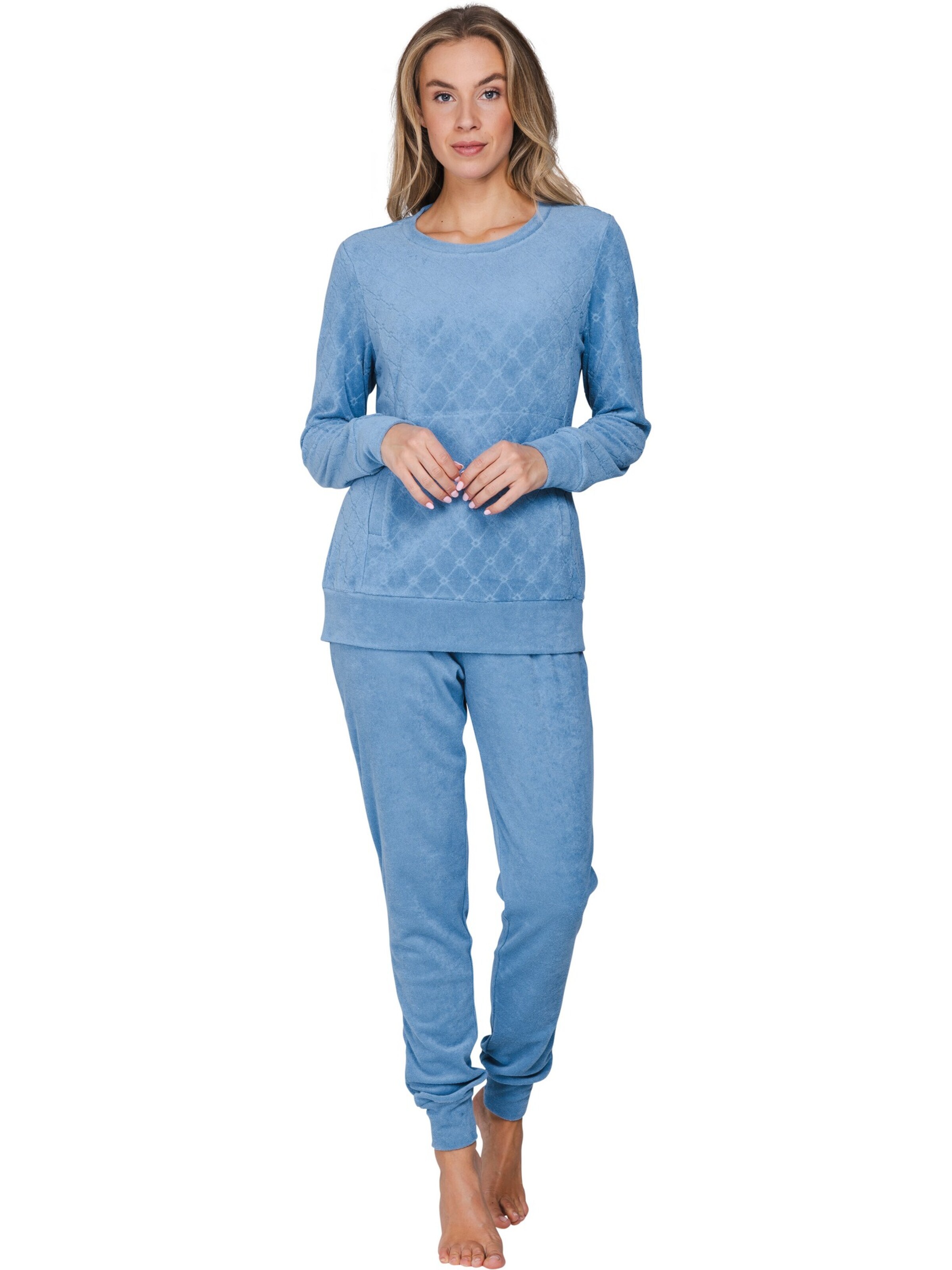 Pyjama 'Blue Cottage' Pastunette en bleu