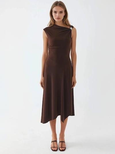 Busem Vestido em 36 em castanho, Vista do artigo