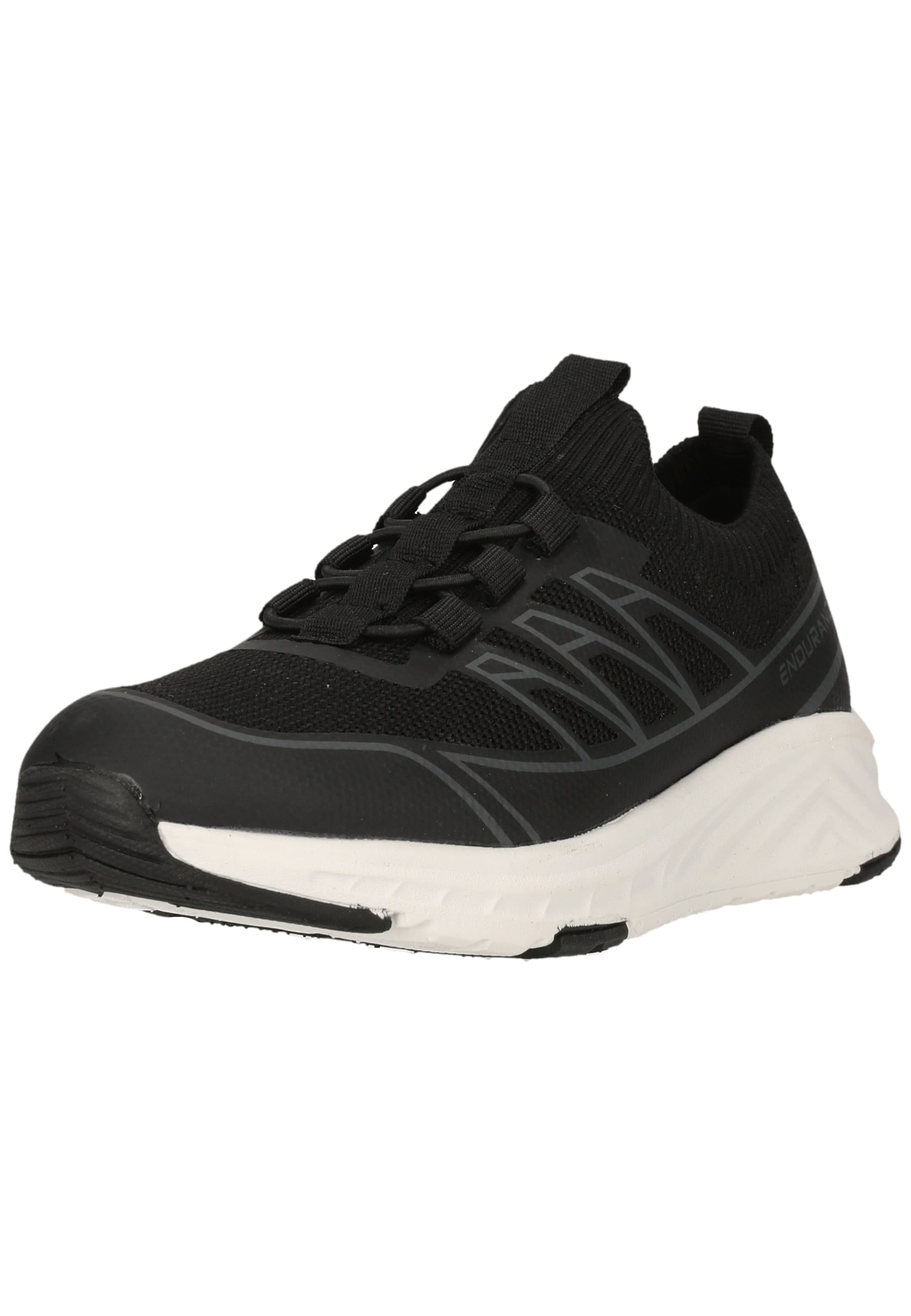 ENDURANCE Platform trainers 'Coin' in Black: front