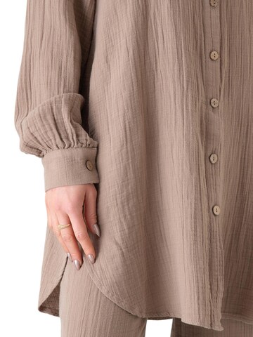 WENOR Bluse 'Noura Modest' in Beige