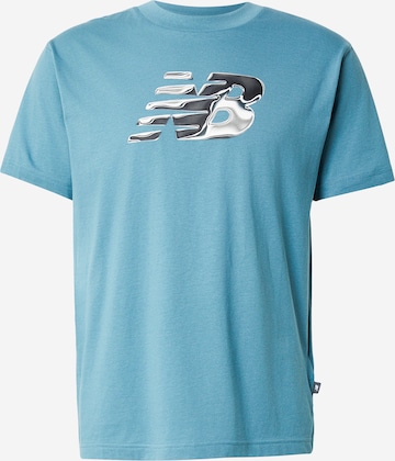 Tricou funcțional de la new balance pe albastru: față