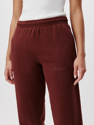 LeGer by Lena Gercke Tapered Trousers 'Ruby' in Brown