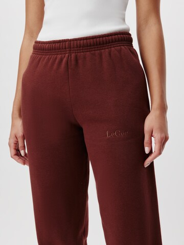 LeGer by Lena Gercke Tapered Broek 'Ruby' in Bruin