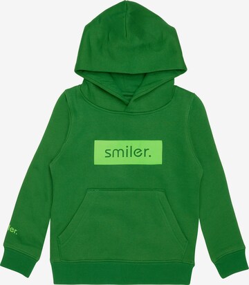 smiler. Sweatshirt in Grün: predná strana