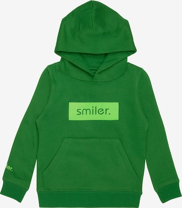 smiler. Sweatshirt in Green: front