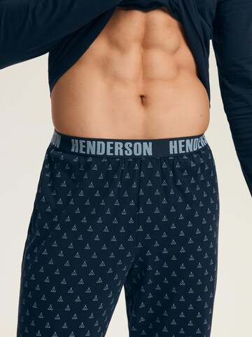 Henderson Long Pajamas 'Lush' in Blue