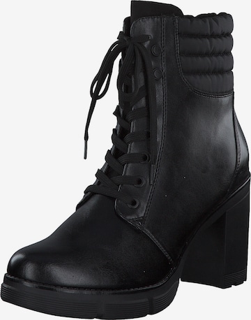 MARCO TOZZI Lace-Up Ankle Boots '25712' in Black: front