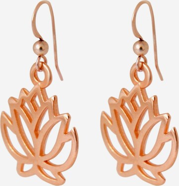 Gemshine Earrings 'YOGA' in Gold