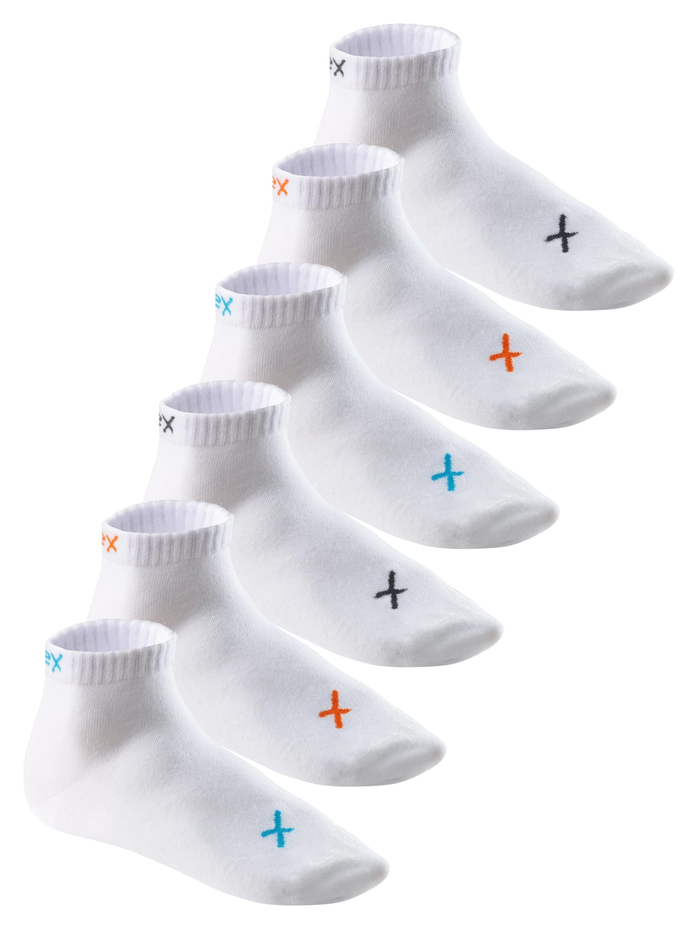 cflex Socken 'Lifestyle'‌‌‌‌‌ in Weiß: Vorderseite