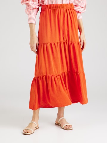 JDY Skirt 'HANNAH' in Orange: front