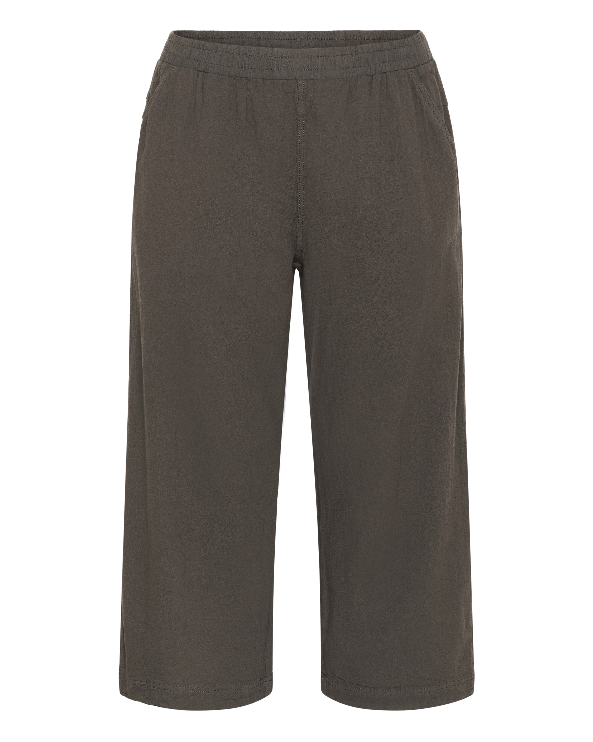 KAFFE CURVE Loosefit Broek 'Nana' in Grijs: voorkant