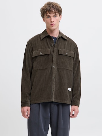 Fit confort Chemise JACK & JONES en marron : devant