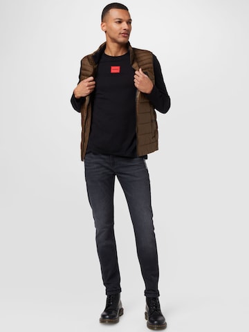 HUGO Shirt 'Diragolo' in Black