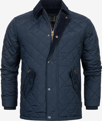 INDICODE JEANS Winter jacket 'Aldos' in Blue: front