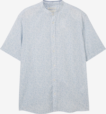 Coupe regular Chemise TOM TAILOR en bleu : devant