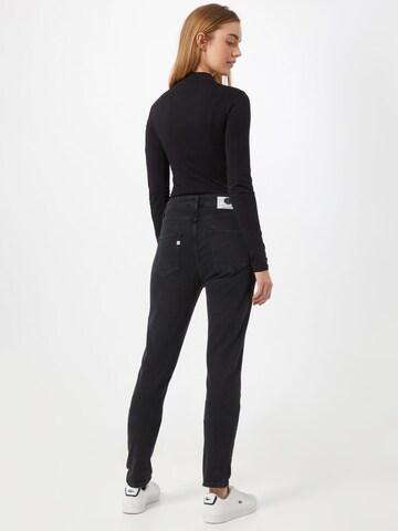 MUD Jeans Skinny Jeans 'Hazen' in Schwarz