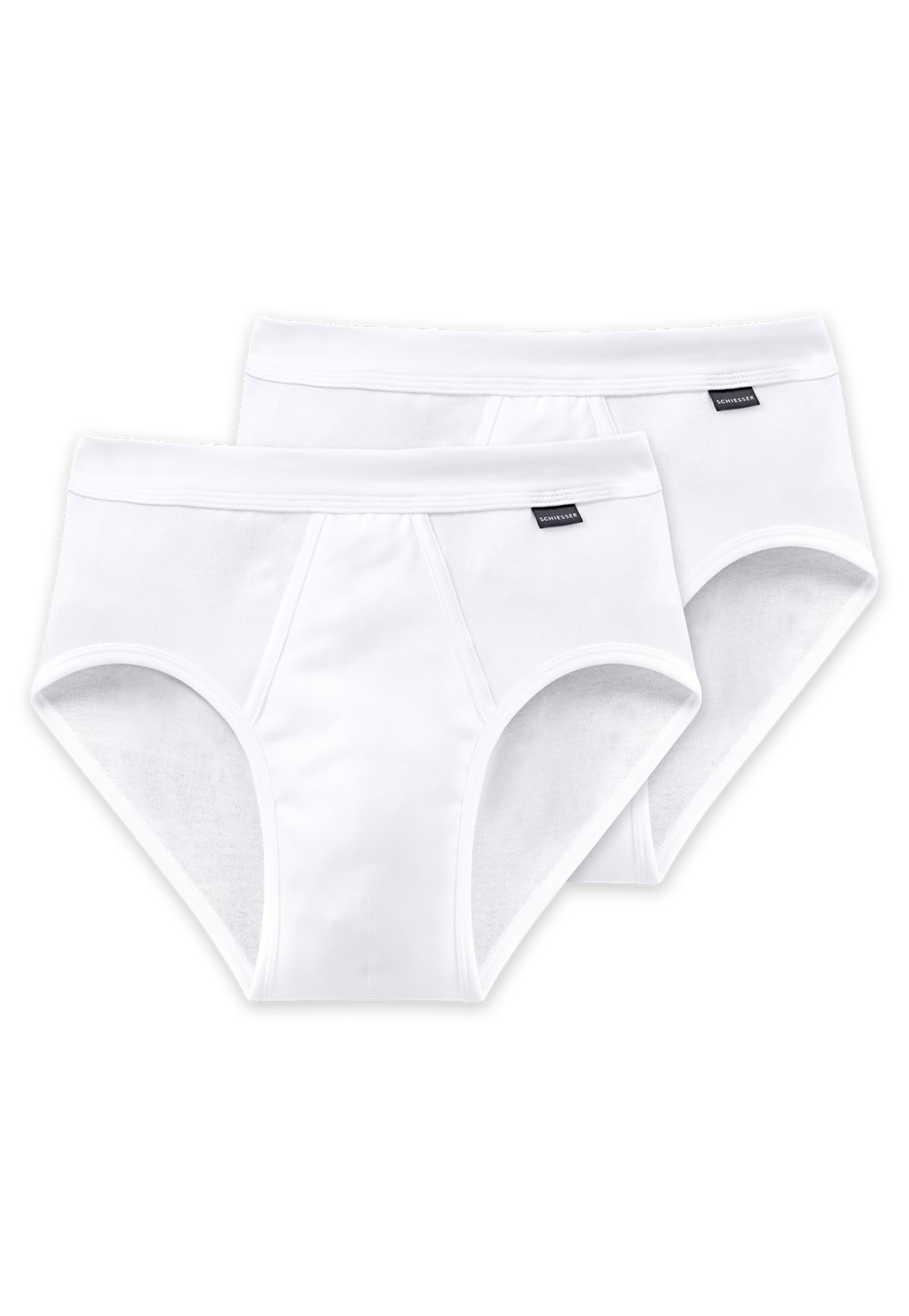 SCHIESSER Slip in White: front