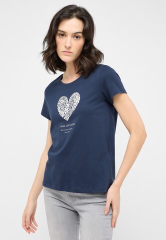 MUSTANG T-Shirt 'Alma' in Blau: Vorderseite