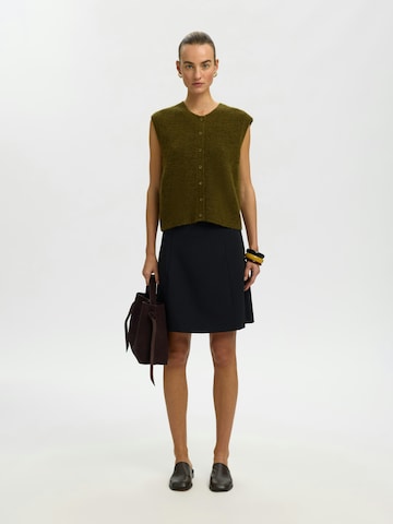 Cardigan 'SLFLulu' SELECTED en vert