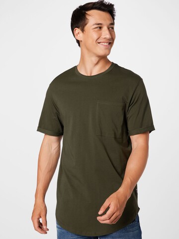 Only & Sons Regular fit Тениска 'Gavin' в зелено: отпред