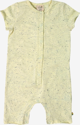 Salopetă de la Milk & Muffin pe galben: față