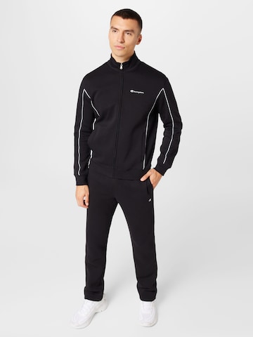 Champion Authentic Athletic Apparel Tracksuit 'Classic' in Black: front