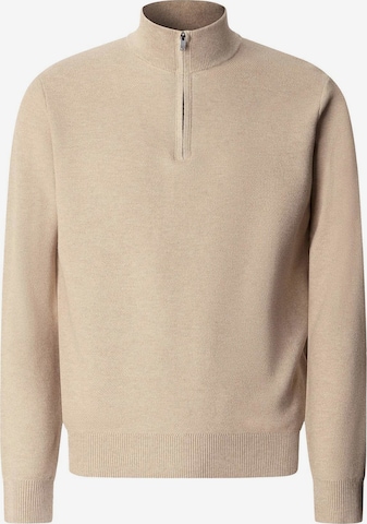 Pull-over 'HONEYCOMB' Hackett London en beige : devant