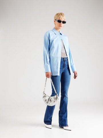 Liu Jo Flared Jeans 'B.UP BEAT' in Blau