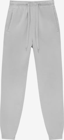 Effilé Pantalon Pull&Bear en gris : devant