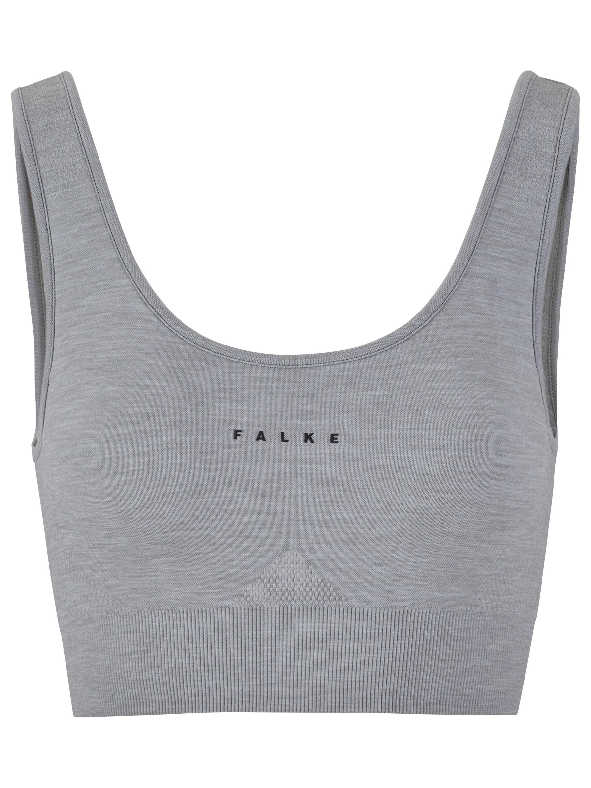 FALKE Bustier Sport-BH in Grau