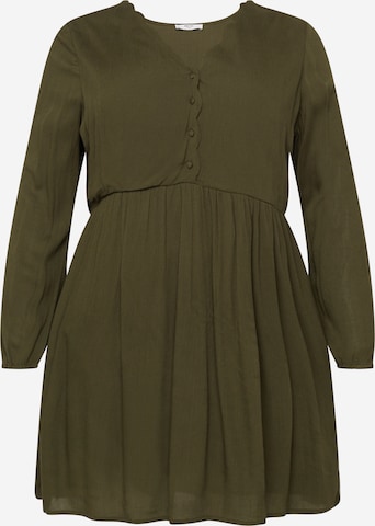 Robe 'Viveka' ABOUT YOU Curvy en vert : devant