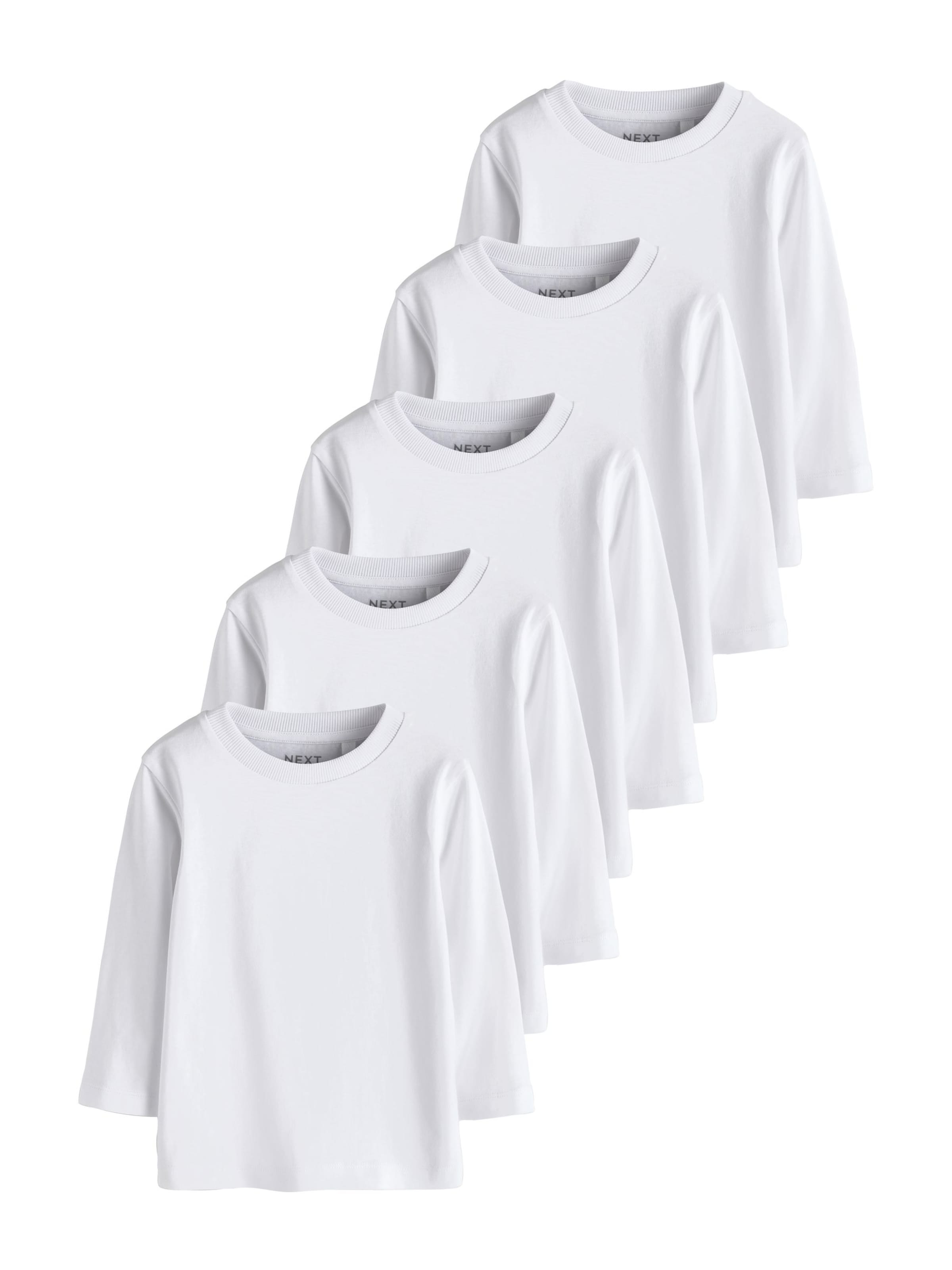 T-Shirt Next en blanc : devant