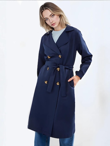 Bigdart - Sobretudo meia-estação em azul