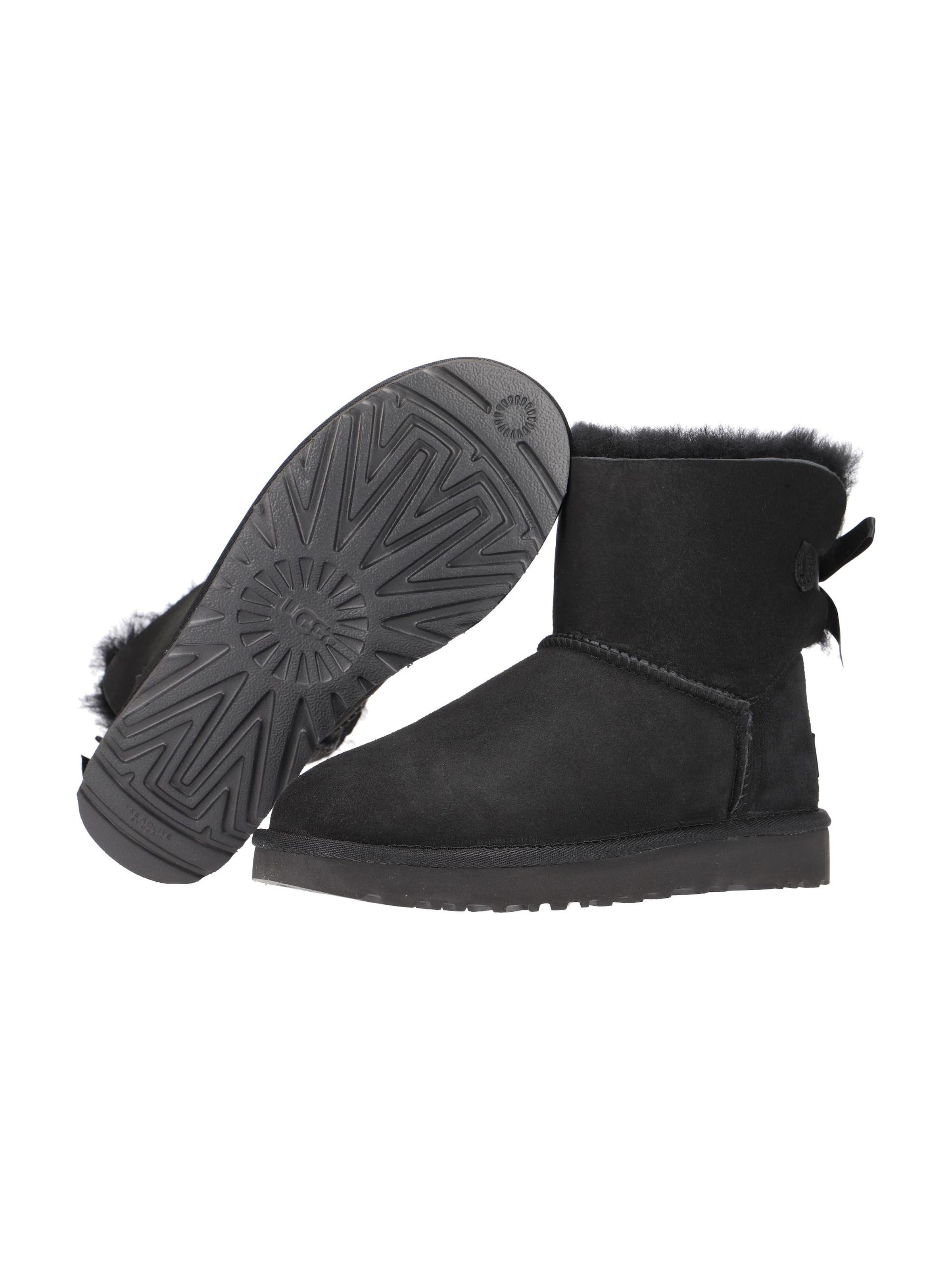 UGG Boots 'UGG Mini Bailey Bow 2 Stiefel schwarz 1016501' in Schwarz