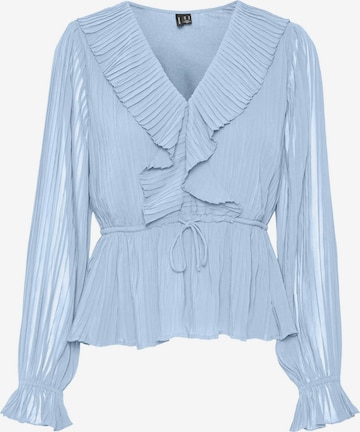 Camicia da donna 'VMDora' di VERO MODA in blu: frontale