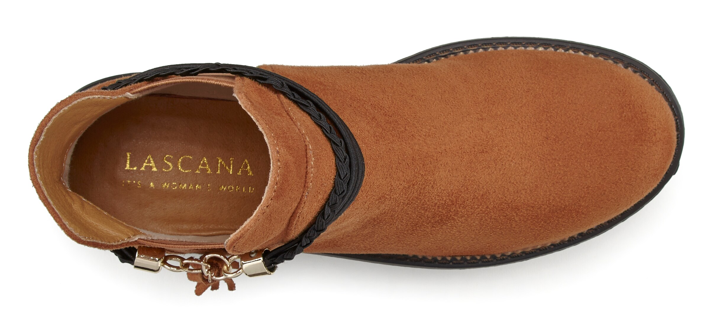 LASCANA Chelsea boty – hnědá