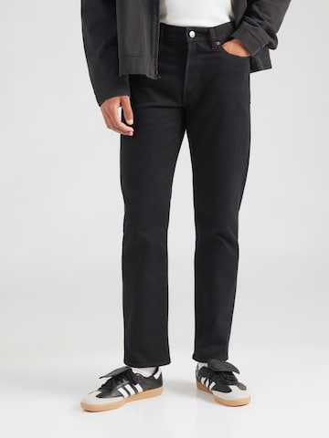 Abercrombie & Fitch Regular Jeans i svart: framsida
