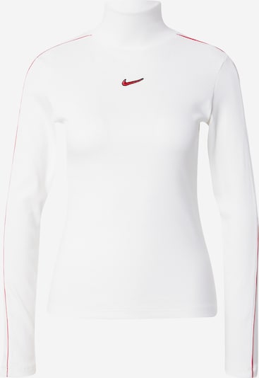 Tricou Nike Sportswear pe roșu / negru / alb coajă de ou, Vizualizare produs