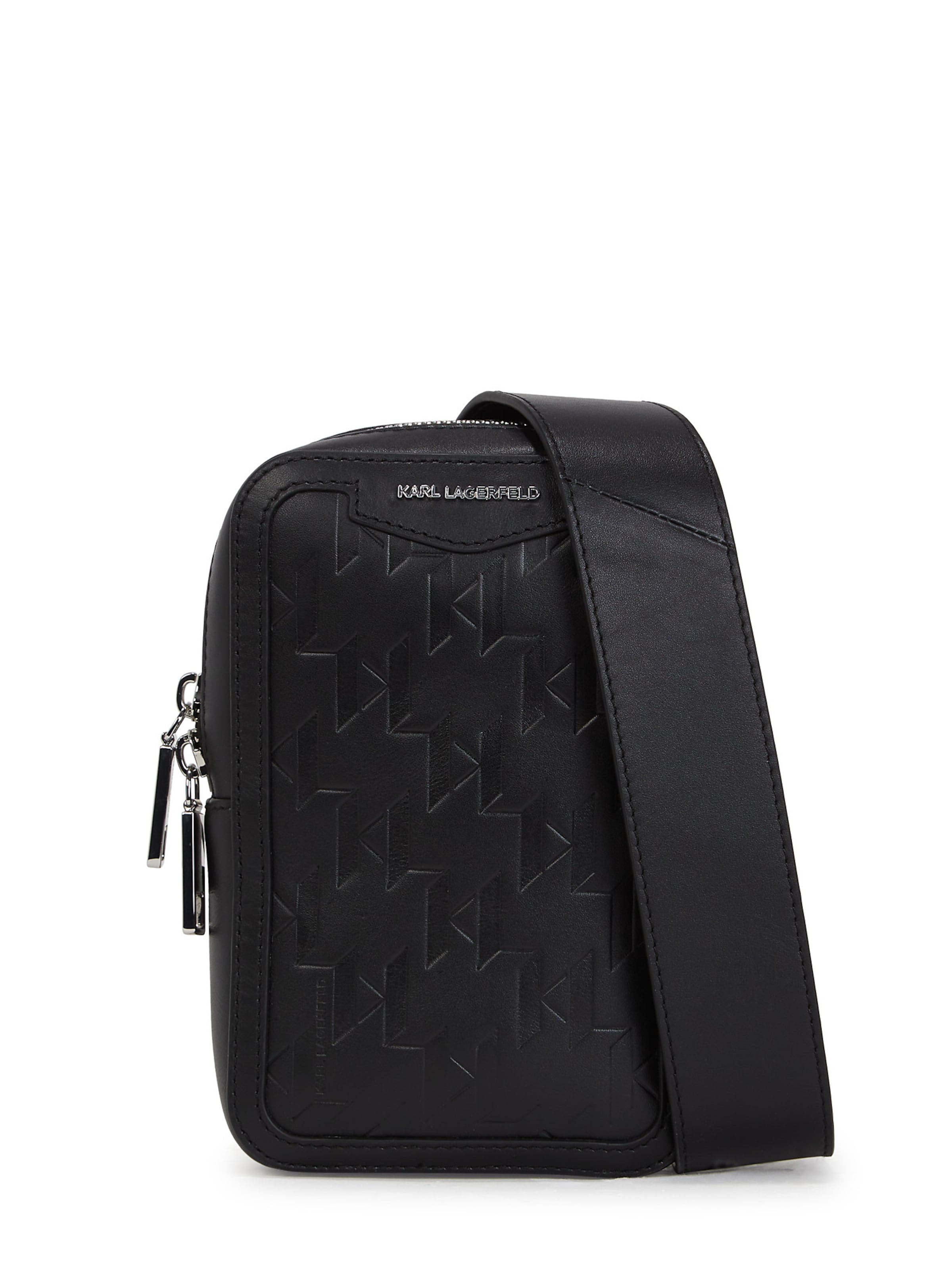 Karl Lagerfeld Τσάντα ώμου σε μαύρο: μπροστά