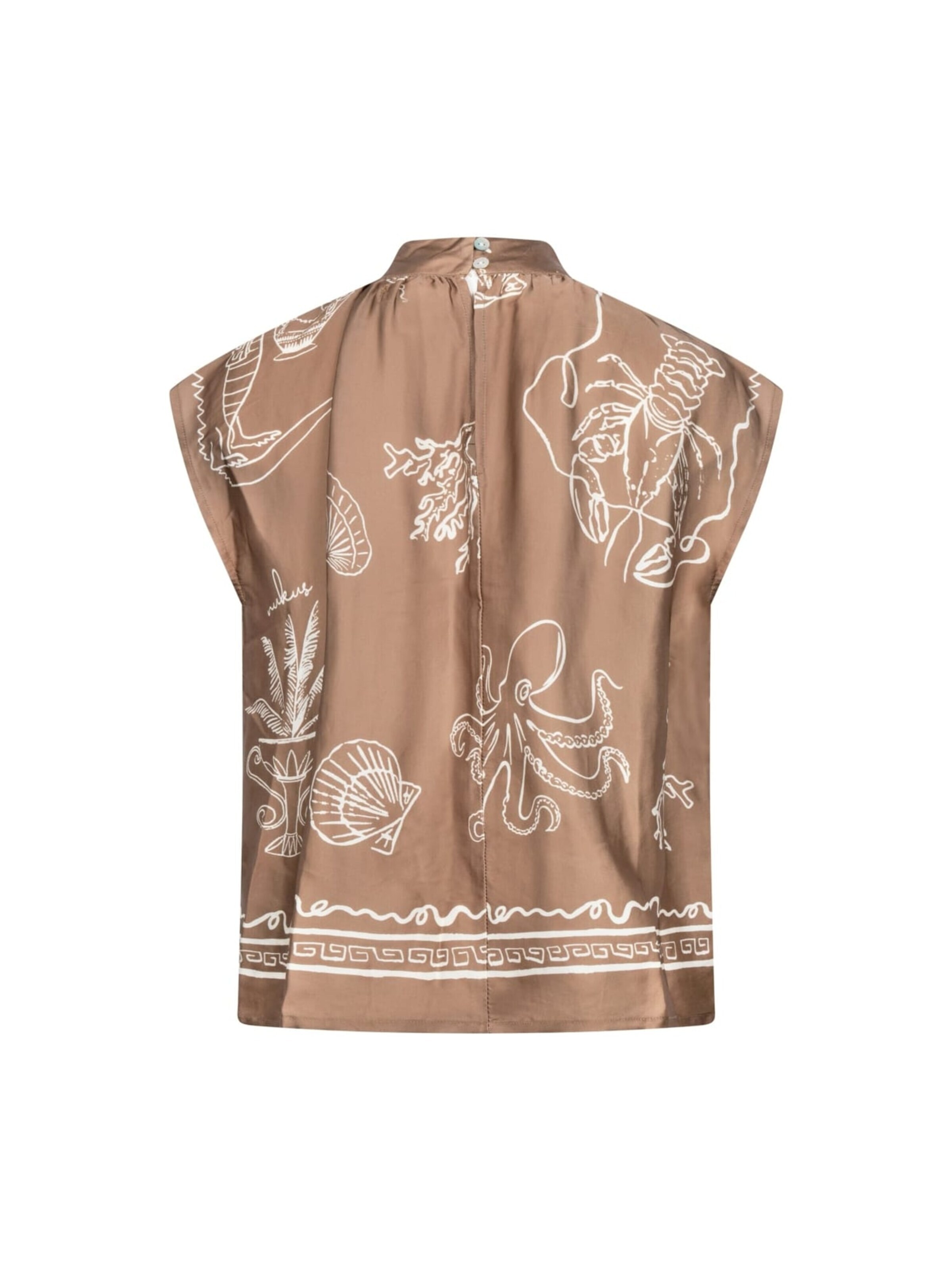 nukus Blouse in Grijs