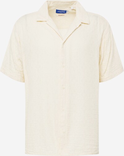 JACK & JONES Overhemd 'JORTAORMINA' in de kleur Crème, Productweergave