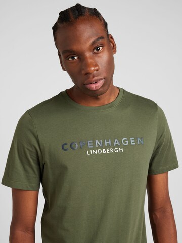 Lindbergh T-Shirt 'Copenhagen' in Grün