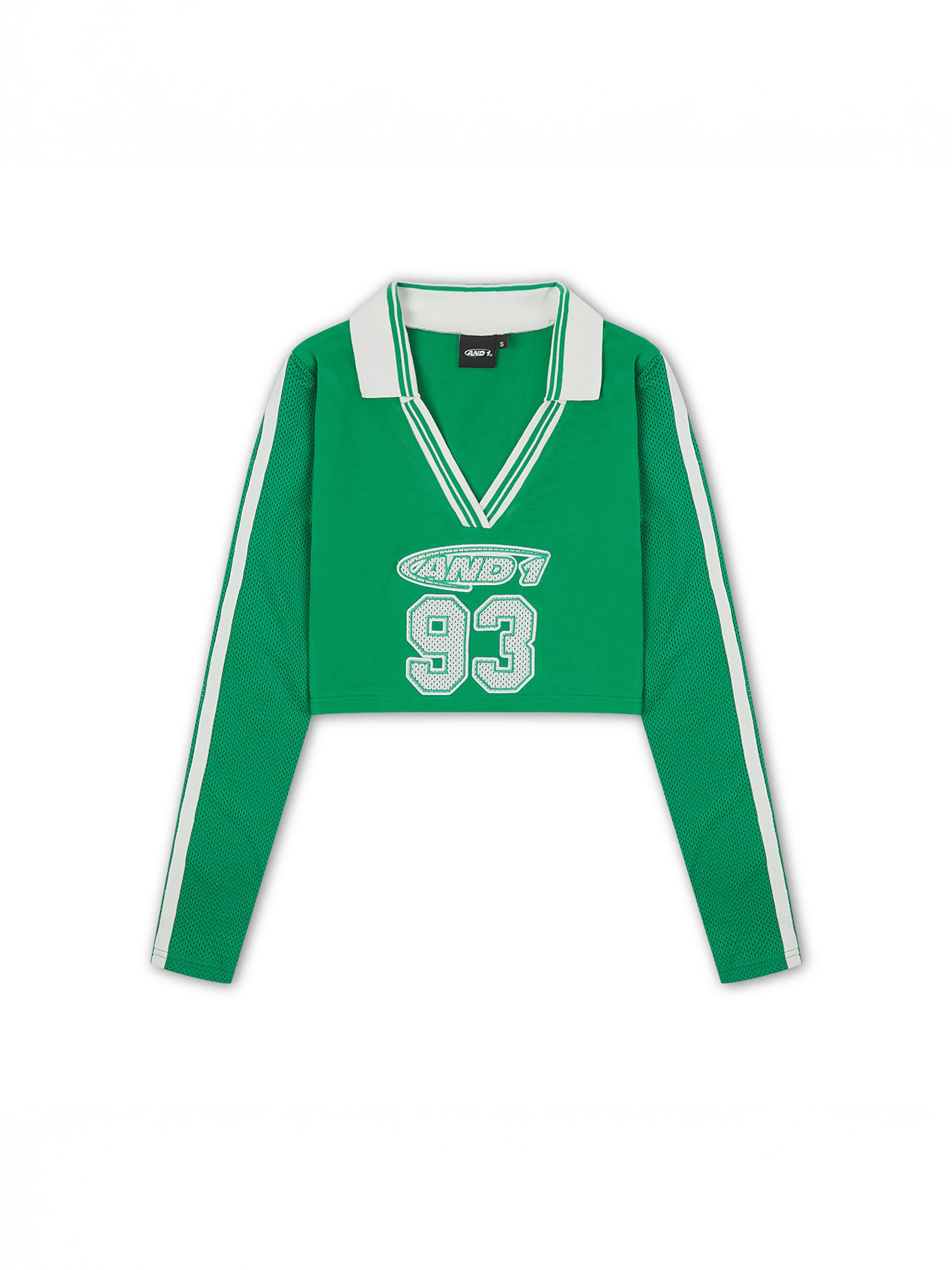 AND1 Póló '93 Airtex' - zöld: elől