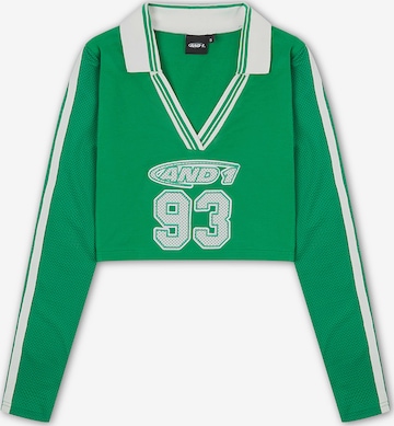 AND1 Paita '93 Airtex' värissä vihreä: etupuoli