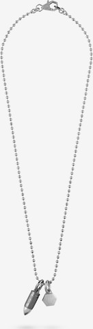 Philipp Plein Jewellery Kette 'PLEIN BULLET' in Silber: Vorderseite