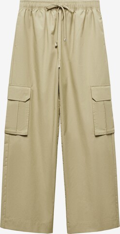 MANGO Loosefit Cargobukser 'Tortello' i beige: forside