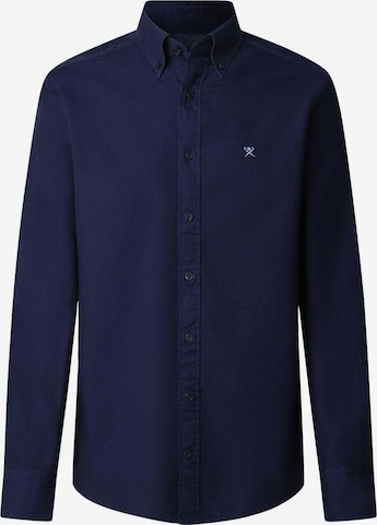 Chemise 'Ess' Hackett London en bleu : devant