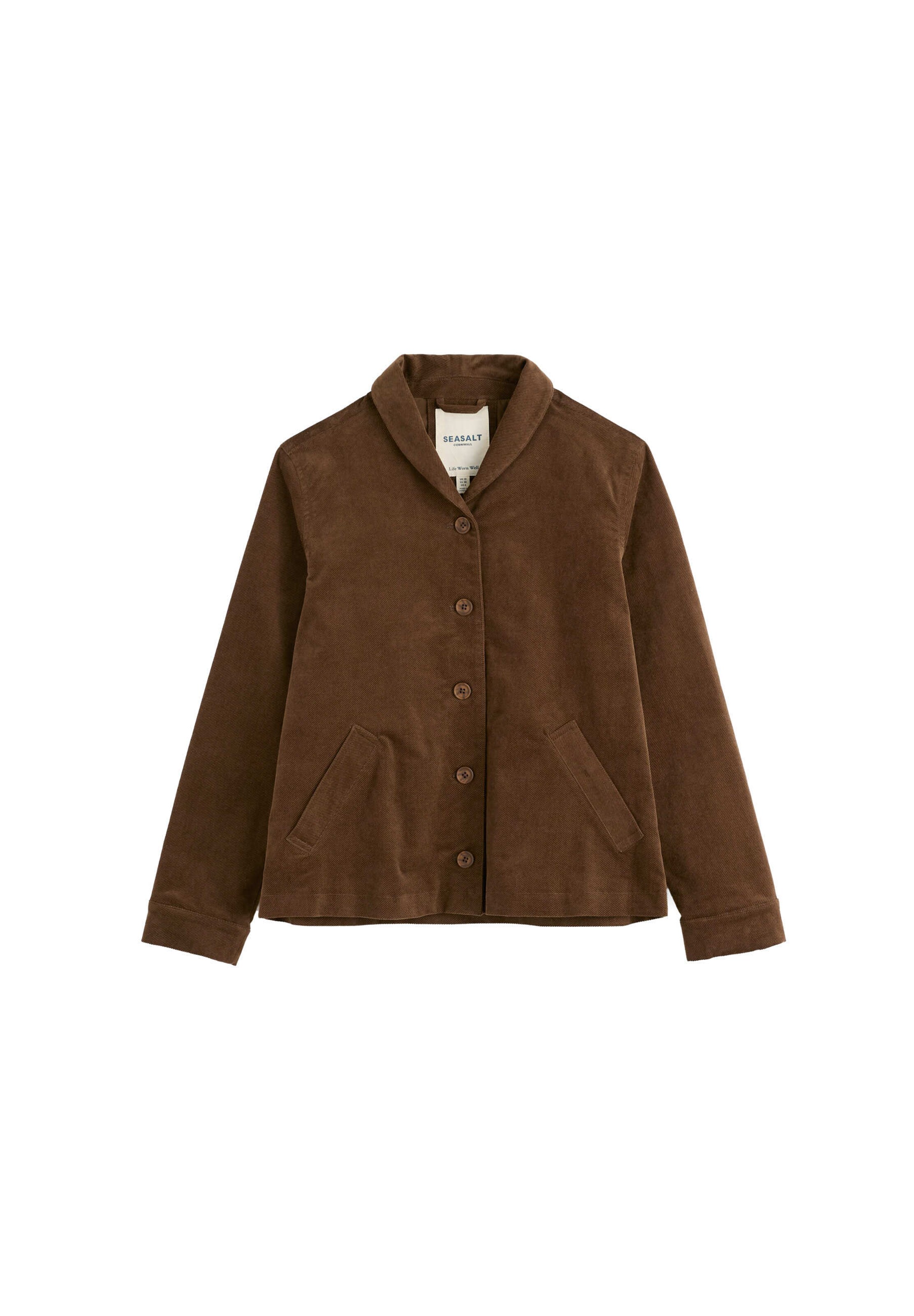 Veste mi-saison 'Brightwork' Seasalt Cornwall en marron : devant