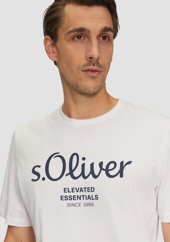 s.Oliver Men Big Sizes Shirt in White