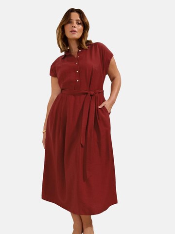 Robe-chemise Friends Like These en rose : devant